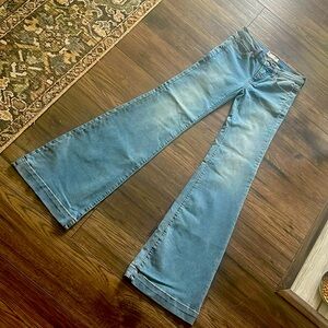 Free people wide leg jeans. 24